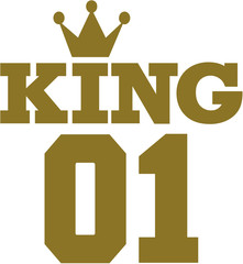 King 01 with crown