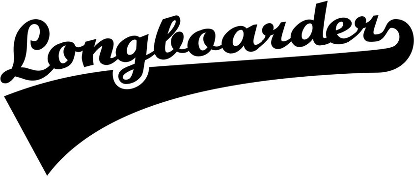 Longboarder retro font