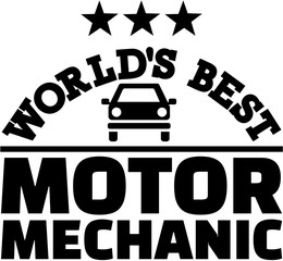 Fototapeta na wymiar World's best motor mechanic