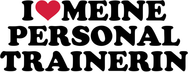 I love my female personal trainer german