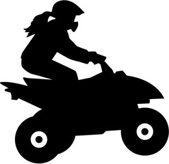 Female Quad driver © Miceking