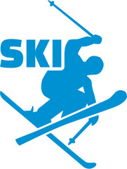 Skier freestyle