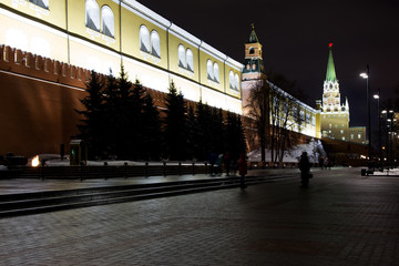 Obraz premium New year and Christmas in Moscow