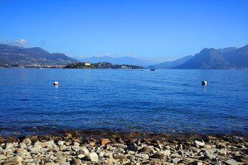 Fototapeta na wymiar Isola dei Pescatori, Lago Maggiore, Italy, Europe