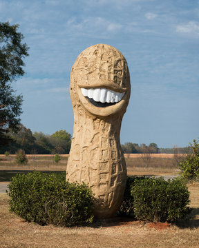 Giant peanut outside of Plains, Georgia