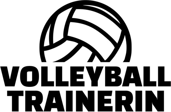 Female Volleyball coach with german job title
