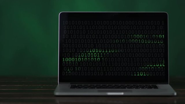 digital binary code in computer
