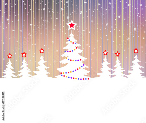 quot christmas tree with star and garlands polar lights quot christmas tree with star and garlands polar lights
