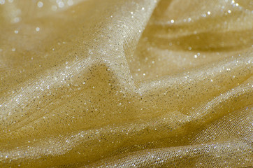 The fabric-mesh with sequins