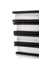 Stack Of Books on white background