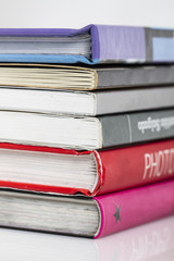 Stack Of Books on white background