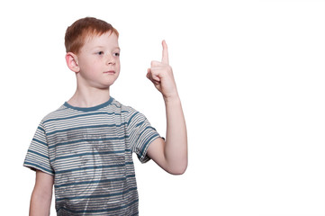 finger, young, white, isolated, teenager, smile, hand, portrait,