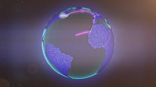 Loopable Abstrakte Globalisierung, Internationalisierung und Vernetzung der Erde Welt