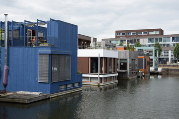Floating houses bei Amsterdam