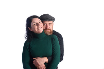 Fototapeta premium Portrait of a couple in love