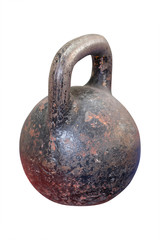 The image of wights in a fitness hall