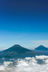 Sindoro sumbing mountain indonesia