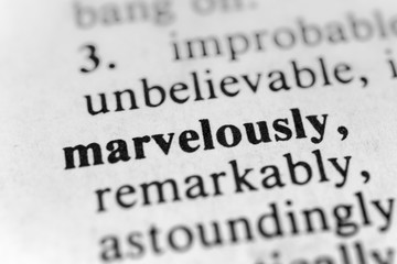 Obraz premium Marvelously