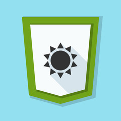 Sun ultraviolet protection Shield illustration