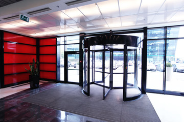 Entrance to the business center