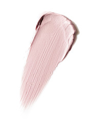 Pink color BB cream paint stroke on background