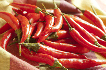 small red hot peppers