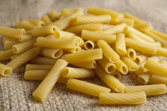 Dry, Uncooked Ziti Pasta