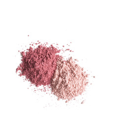 Two tone Pink color Foundation powder makeup on background