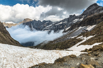 Scenic view of famous Cirque de Gavarnie, Pyrenees