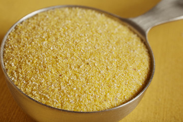polenta, the Italian corn meal