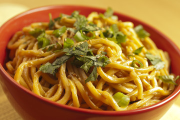 Chinese cold noodles with sesame paste