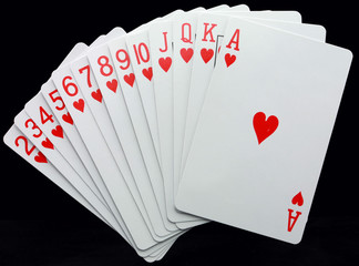 Card suit hearts