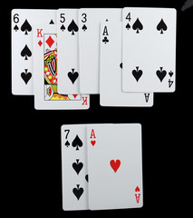 Texas Holdem poker  final hand