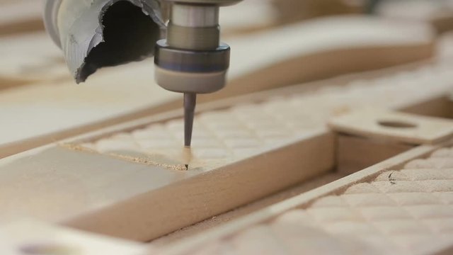 milling machines with numerical control software, wood, decorative details