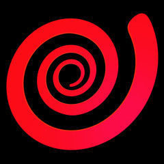 Red and Pink Spiral