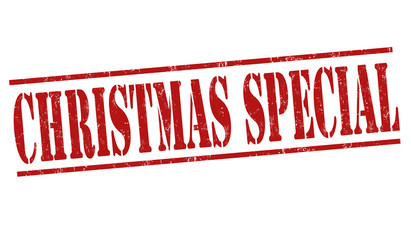 Christmas special sign or stamp