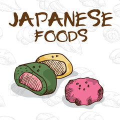 japan food dessert drawing graphic  design objects
