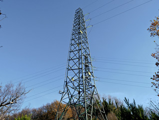 Pylon of the electric current. 