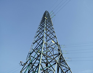 Pylon of the electric current. 