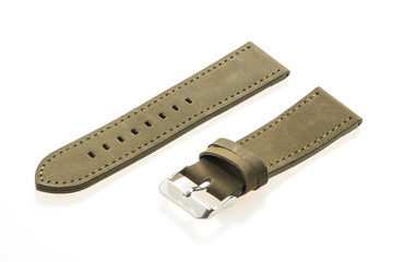 Watch strap leather