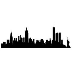 Fototapeta premium City silhouette 