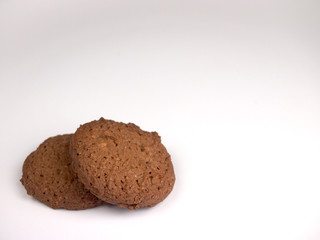 Heaped Cookies on White Dish