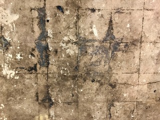 Obraz premium Dirty Untiled Floor