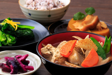 Japanese style Vegetarian cuisine no meat no fish no milk no egg