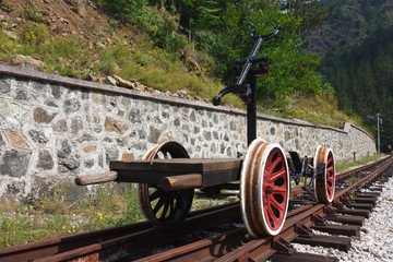 Old railway handcar