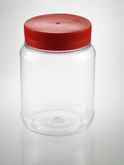 empty plastic container