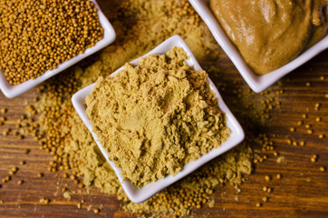 Ground mustard powder