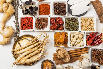 朝鮮人参 漢方　薬膳　健康食 Chinese medicine and ginseng