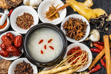 朝鮮人参 漢方　薬膳　健康食 Chinese medicine and ginseng