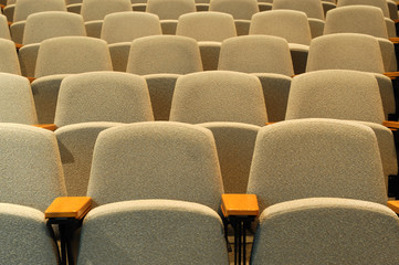 Naklejka premium rows of seats in lecture hall